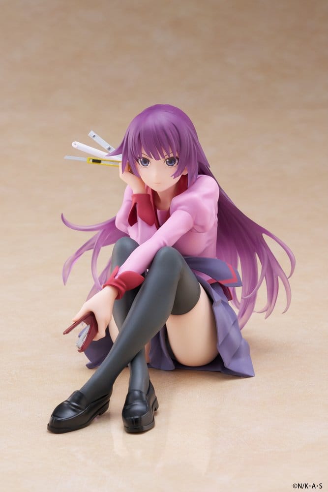 Monogatari PVC Figur Desktop Söt Figur Hitagi Senjougahara 13 cm