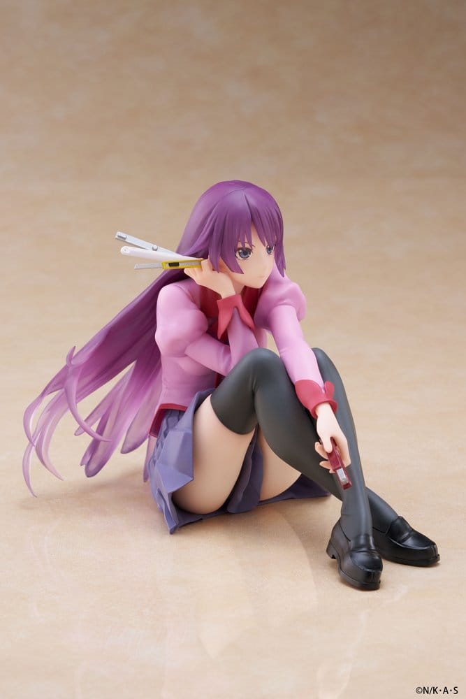 Monogatari PVC Figur Desktop Söt Figur Hitagi Senjougahara 13 cm