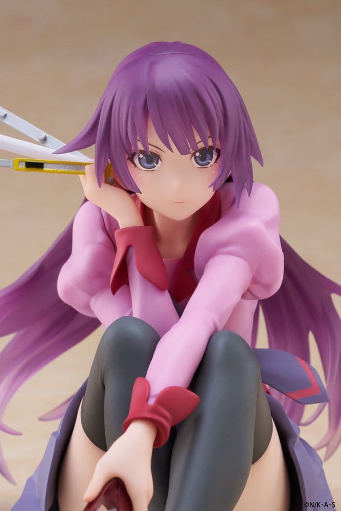 Monogatari PVC Figur Desktop Söt Figur Hitagi Senjougahara 13 cm