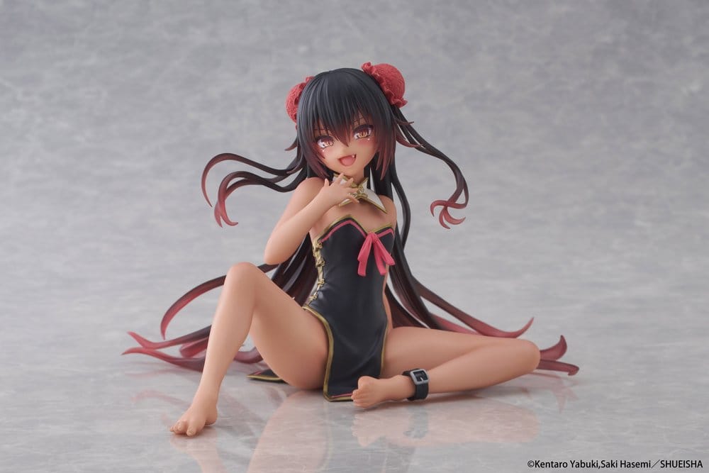 To Love-Ru Darkness Desktop Cute PVC-figur Nemesis (kinesisk klänning version) 13 cm