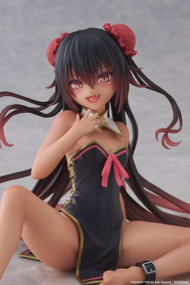 To Love-Ru Darkness Desktop Cute PVC Figure Nemesis (Chinese Dress Version) 13 cm