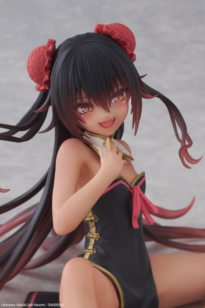 To Love-Ru Darkness Desktop Cute PVC Figure Nemesis (Chinese Dress Version) 13 cm