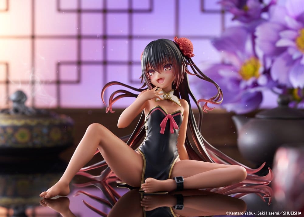 To Love-Ru Darkness Desktop Cute PVC Figure Nemesis (Chinese Dress Version) 13 cm