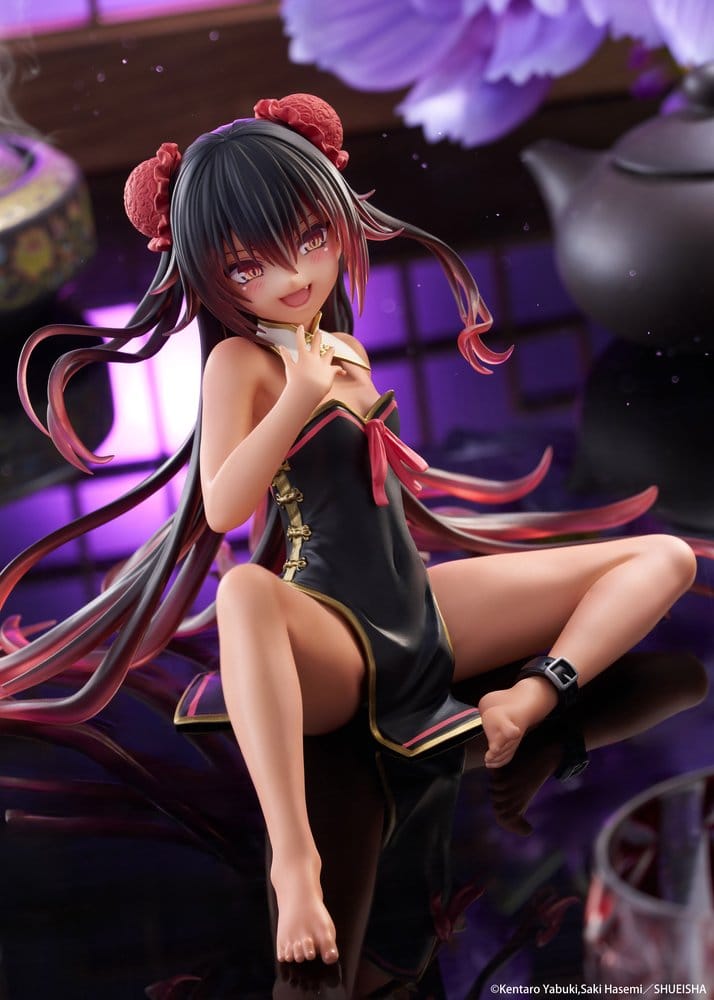 To Love-Ru Darkness Desktop Cute PVC Figure Nemesis (Chinese Dress Version) 13 cm