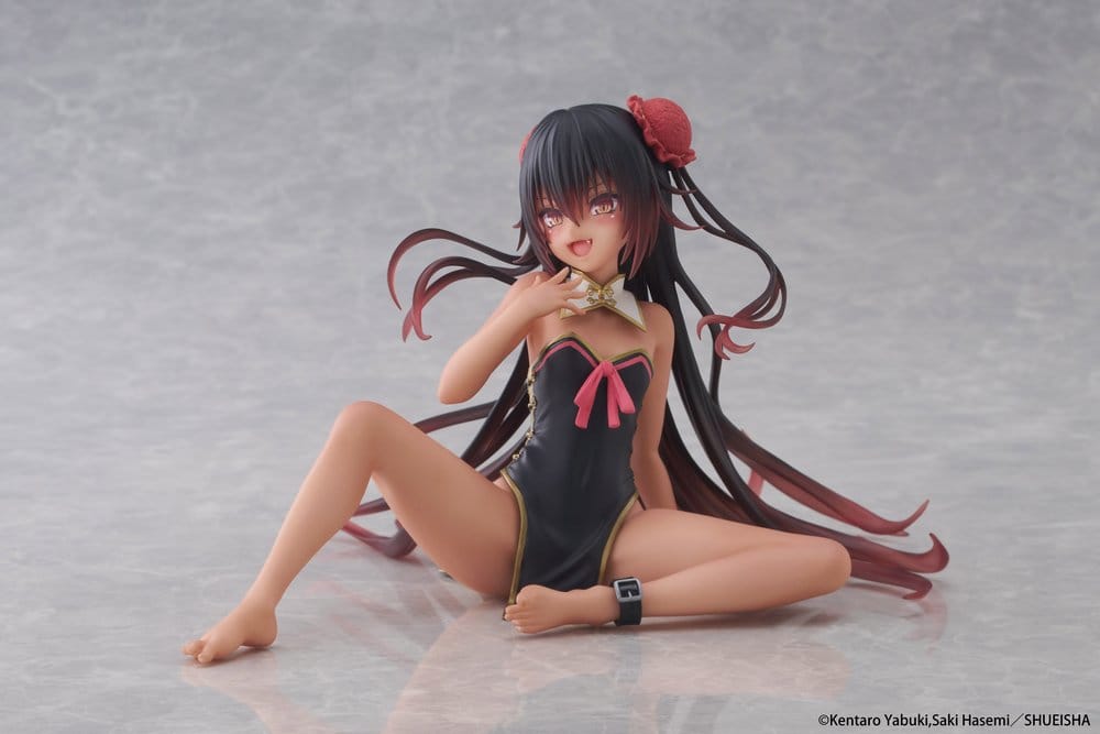 To Love-Ru Darkness Desktop Cute PVC Figure Nemesis (Chinese Dress Version) 13 cm