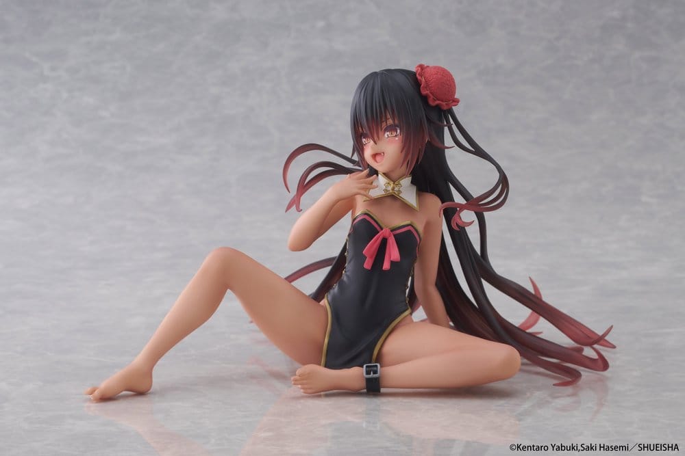 To Love-Ru Darkness Desktop Cute PVC Figure Nemesis (Chinese Dress Version) 13 cm
