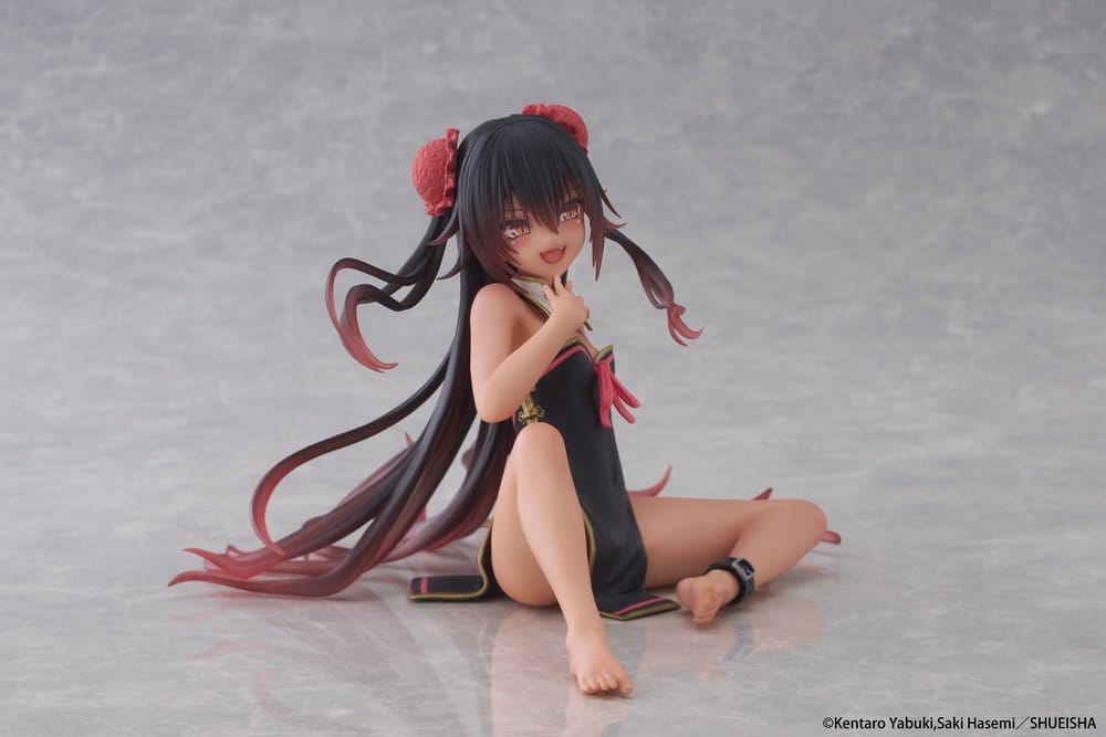 To Love-Ru Darkness Desktop Cute PVC Figure Nemesis (Chinese Dress Version) 13 cm