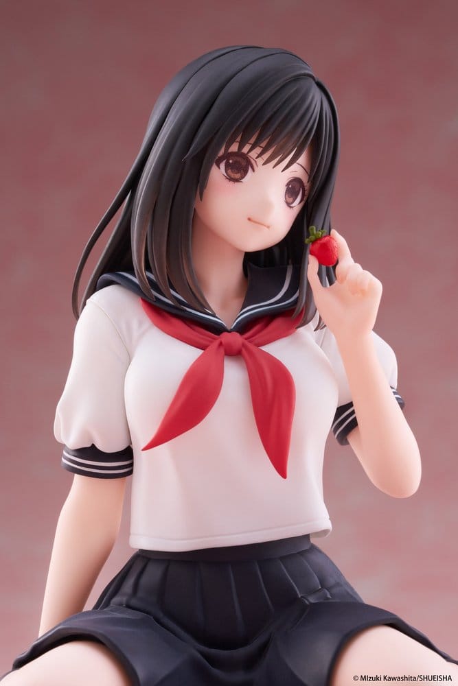 Jordgubbe 100% Söt PVC-Figur Aya Tojo (Skoluniform version) 13 cm