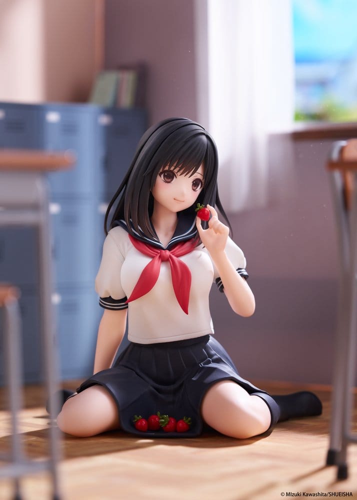 Jordgubbe 100% Söt PVC-Figur Aya Tojo (Skoluniform version) 13 cm