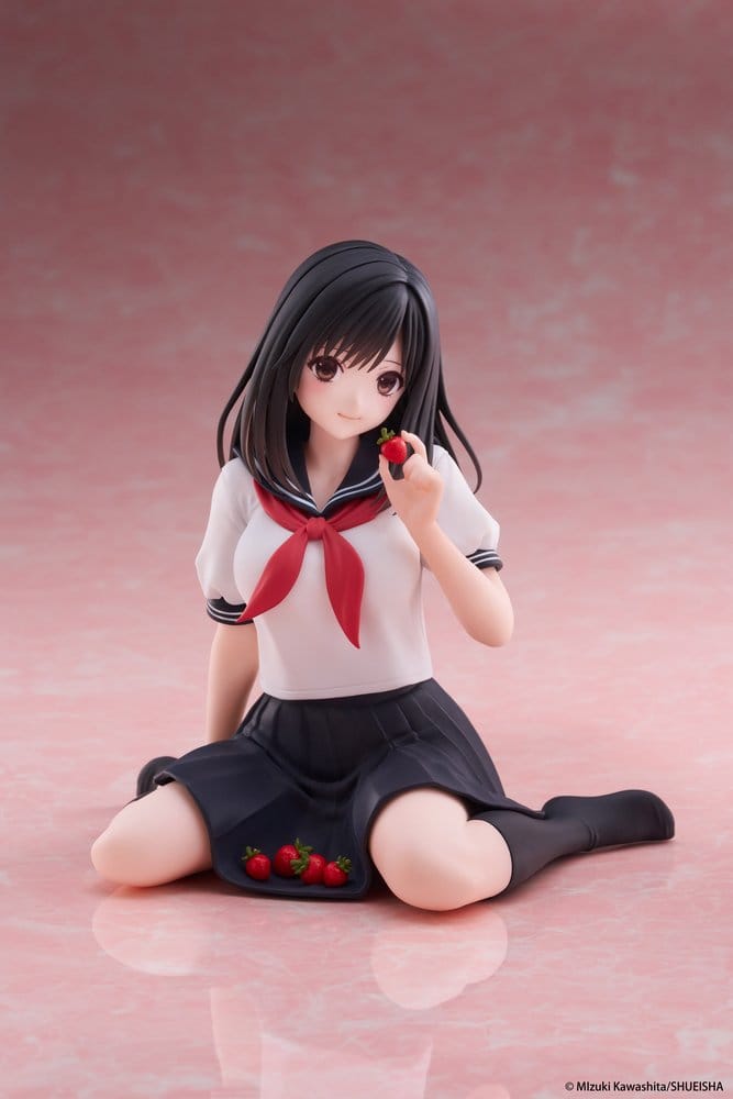 Jordgubbe 100% Söt PVC-Figur Aya Tojo (Skoluniform version) 13 cm