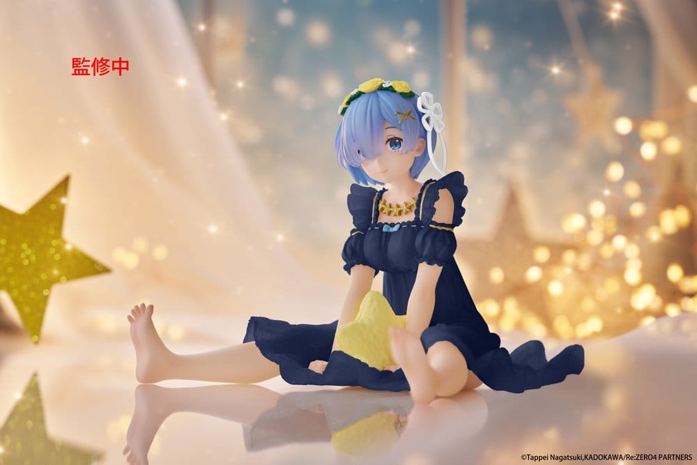 Re:Zero Livet i en Annan Värld PVC-Figur Skrivbordsdekoration Söt Rem (Star Dreamy Ver.) Förnyad 13 cm
