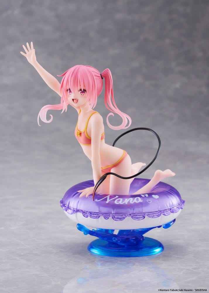 To Love-Ru Darkness Aqua Float Girls PVC-figur Nana 10 cm