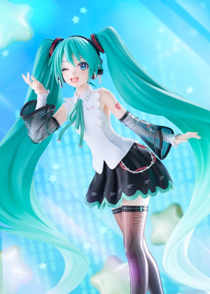 Hatsune Miku T-Most PVC-figur NT-version, cirka 29 cm hög