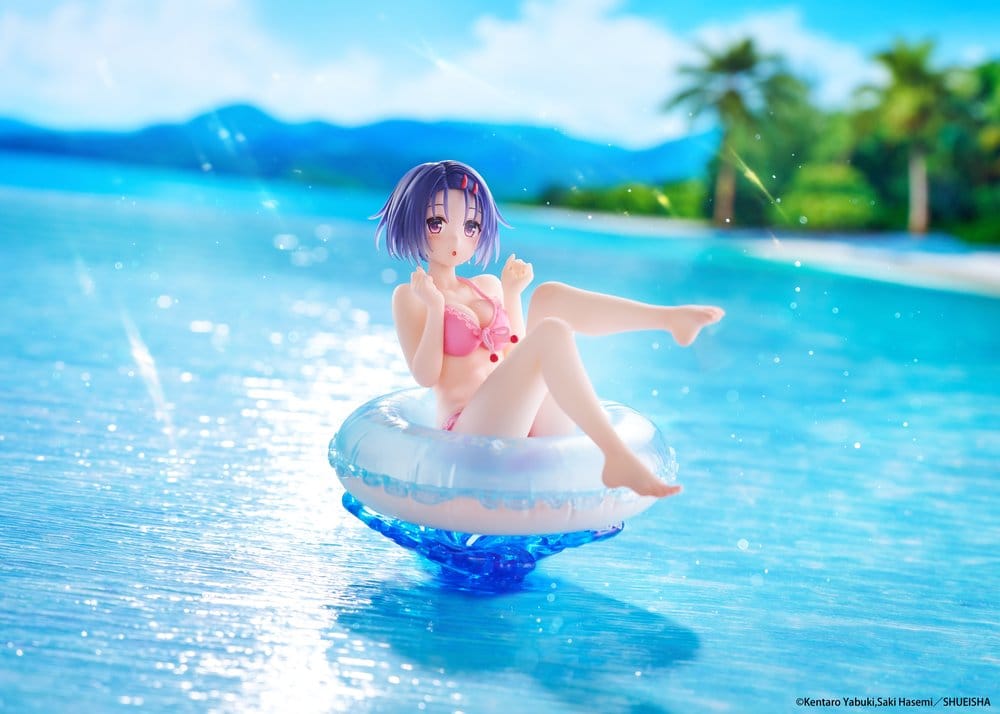 To Love-Ru Darkness Aqua Float Girls PVC-figur Haruna Sairenji 10 cm