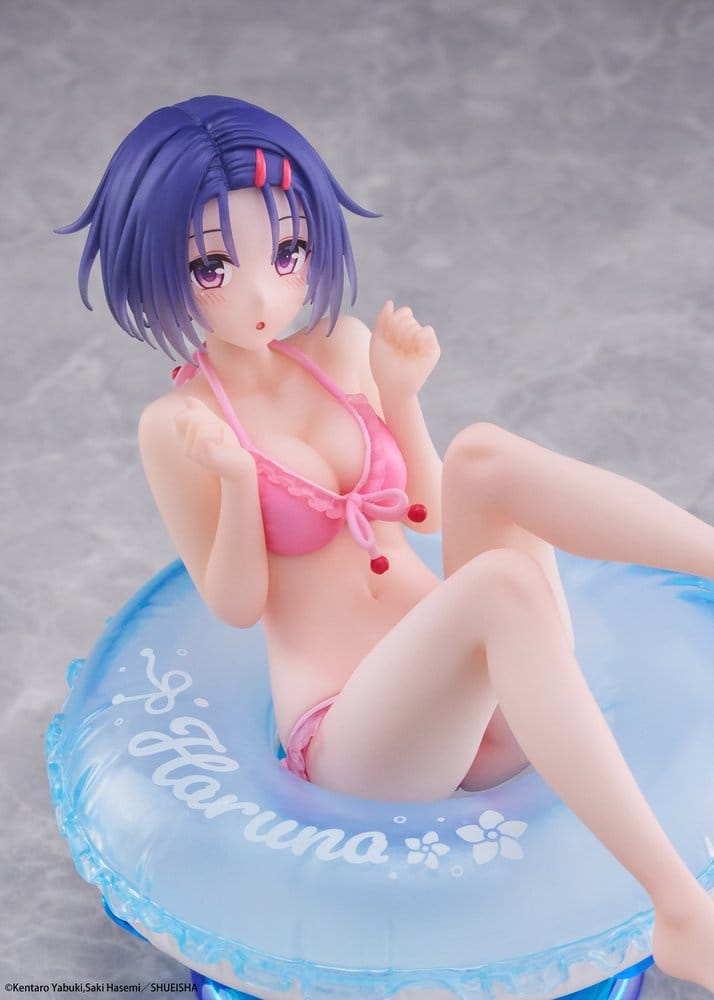 To Love-Ru Darkness Aqua Float Girls PVC-figur Haruna Sairenji 10 cm