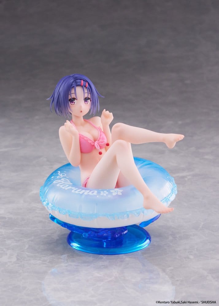 To Love-Ru Darkness Aqua Float Girls PVC-figur Haruna Sairenji 10 cm