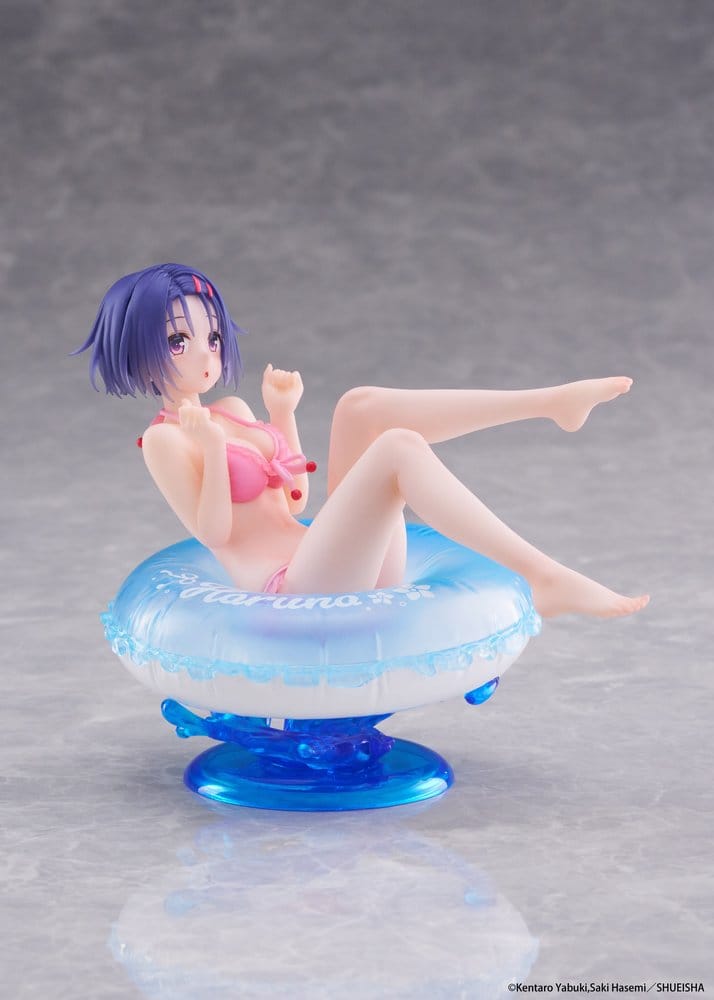 To Love-Ru Darkness Aqua Float Girls PVC-figur Haruna Sairenji 10 cm