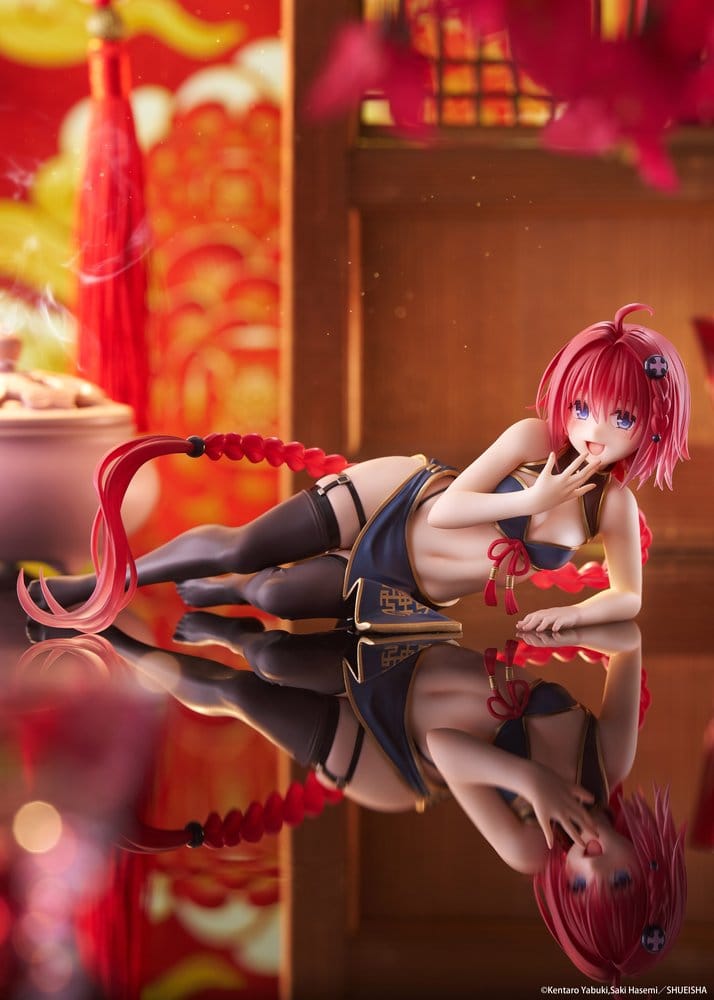 To Love-Ru Darkness Desktop Cute PVC-figur Mea Kurosaki (Chinese Dress Ver.) 13 cm