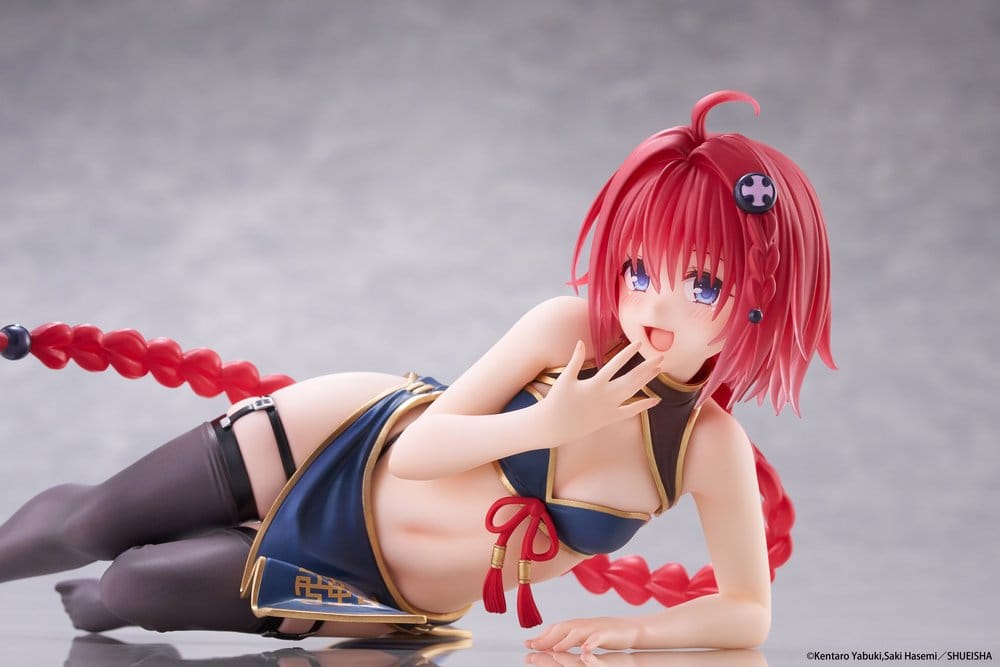 To Love-Ru Darkness Desktop Cute PVC-figur Mea Kurosaki (Chinese Dress Ver.) 13 cm