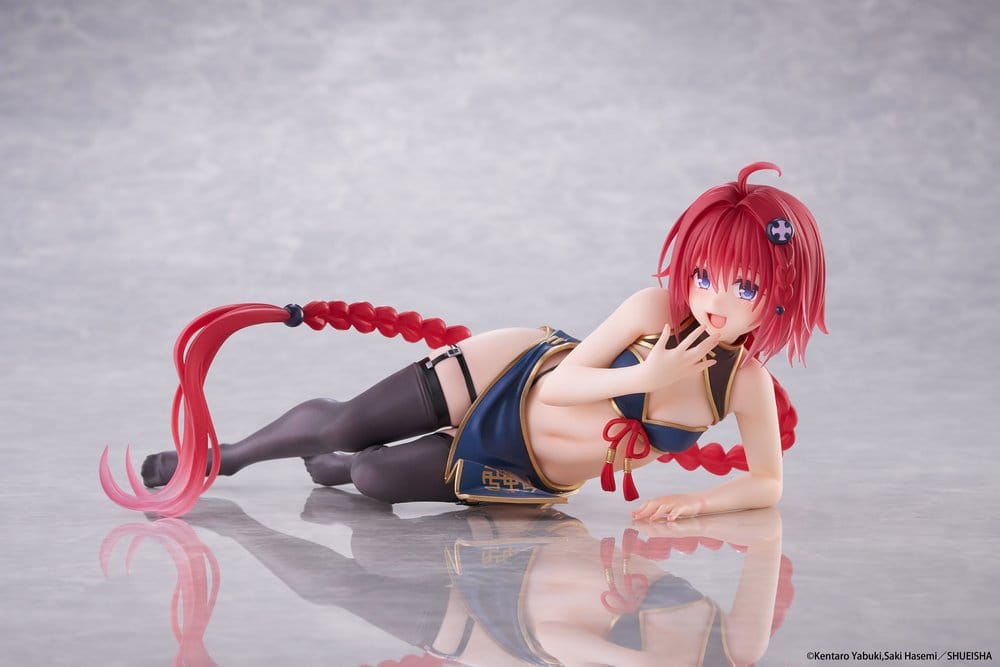 To Love-Ru Darkness Desktop Cute PVC-figur Mea Kurosaki (Chinese Dress Ver.) 13 cm