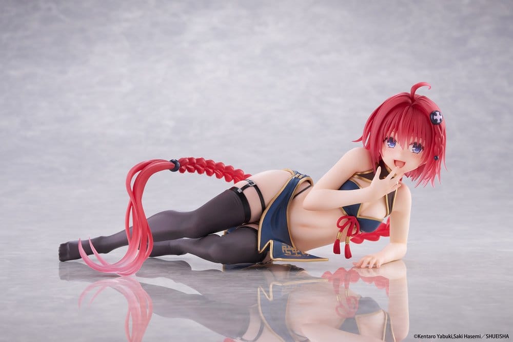 To Love-Ru Darkness Desktop Cute PVC-figur Mea Kurosaki (Chinese Dress Ver.) 13 cm