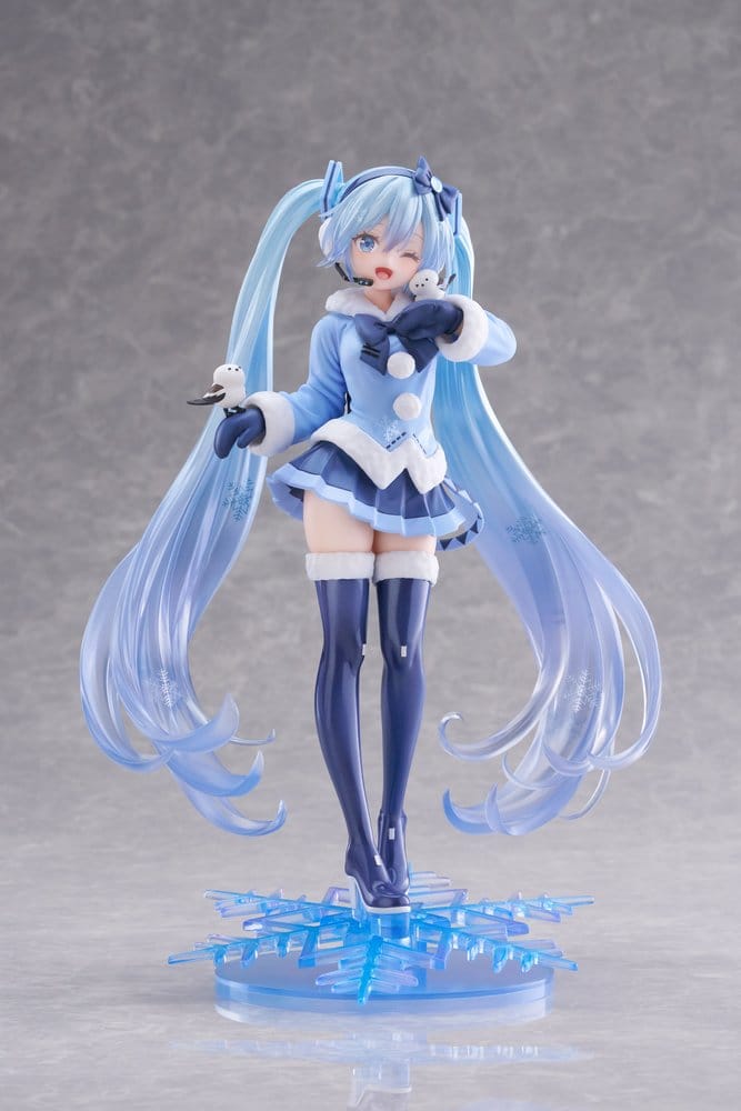 Hatsune Miku AMP+ PVC-figur Snow Miku All Stars 2012 Ver. 25 cm