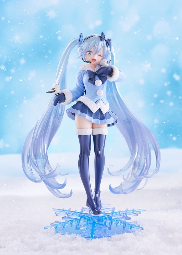 Hatsune Miku AMP+ PVC-figur Snow Miku All Stars 2012 Ver. 25 cm