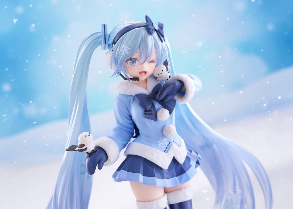 Hatsune Miku AMP+ PVC-figur Snow Miku All Stars 2012 Ver. 25 cm