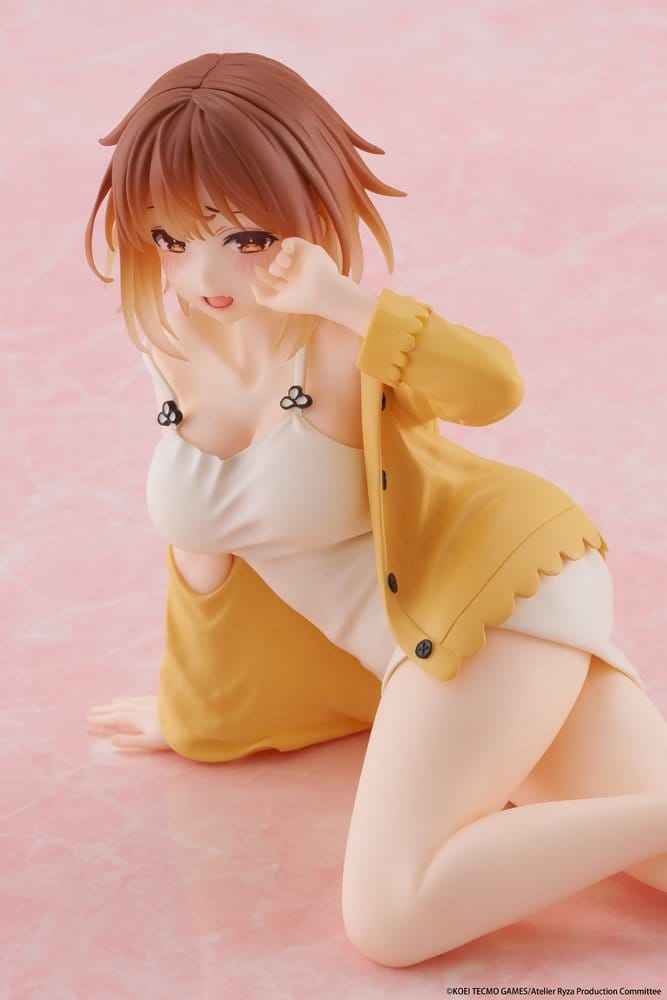 Atelier Ryza: Evigt Mörker & Den Hemliga Tillflykten Skrivbordsfigur Söt PVC Ryza (Nattklädselversion) Omsläpp 13 cm