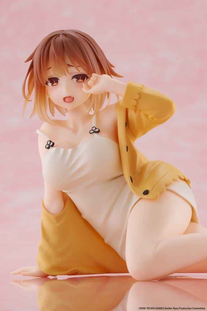 Atelier Ryza: Evigt Mörker & Den Hemliga Tillflykten Skrivbordsfigur Söt PVC Ryza (Nattklädselversion) Omsläpp 13 cm