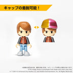 Tillbaka till Framtiden Del II Q-Village Fordon med minifigurer Tidsmaskin Del 2 Takara Tomy