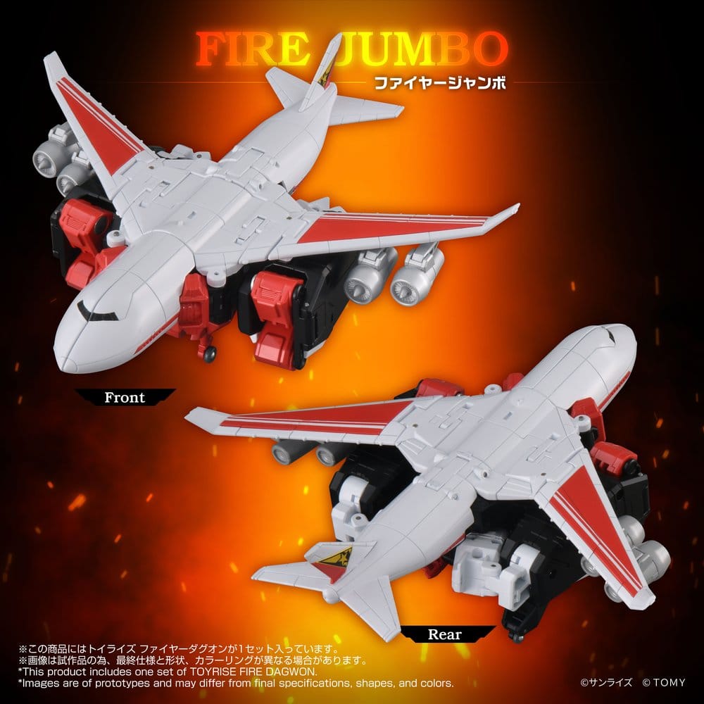 Brave Command Dagwon Toyrise Action Figur Fire Dagwon 18 cm