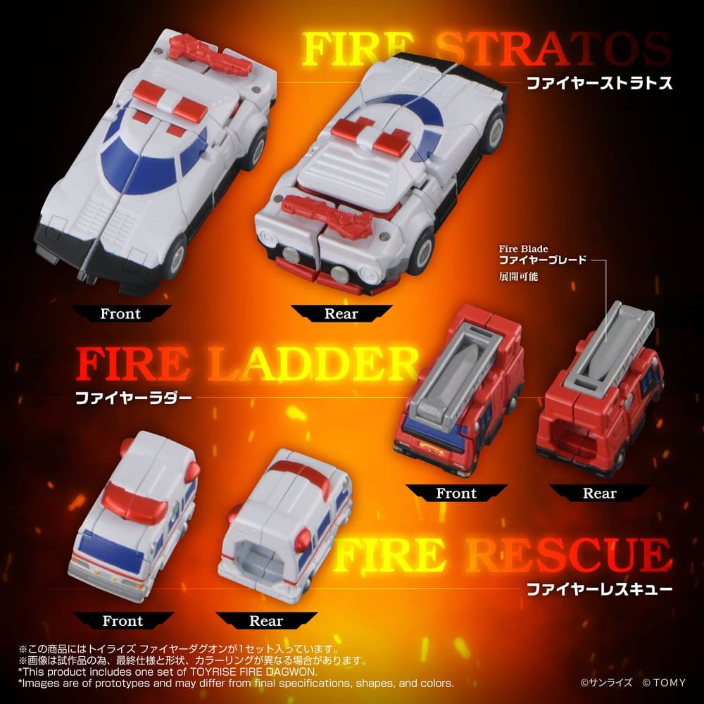 Brave Command Dagwon Toyrise Actionfigur Fire Dagwon 18 cm