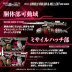Zoids Plastmodellkit 2-Pack 1/100 RMZ-010 Canoly Molga & Hell Cat Basvakter Set 20 cm Takara Tomy