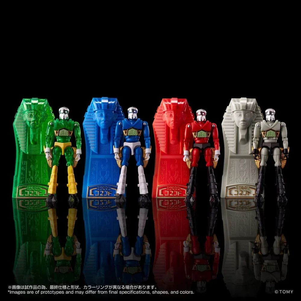 Legacysoul Action Figur Microman Command No. 2 4er Set Takara Tomy