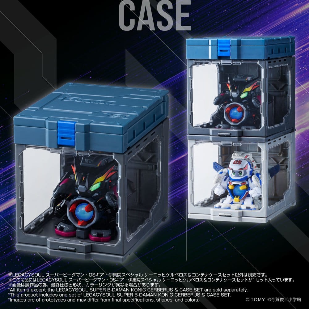 Legacysoul Super B-Daman actionfigur Konig Cerberus med fodralset