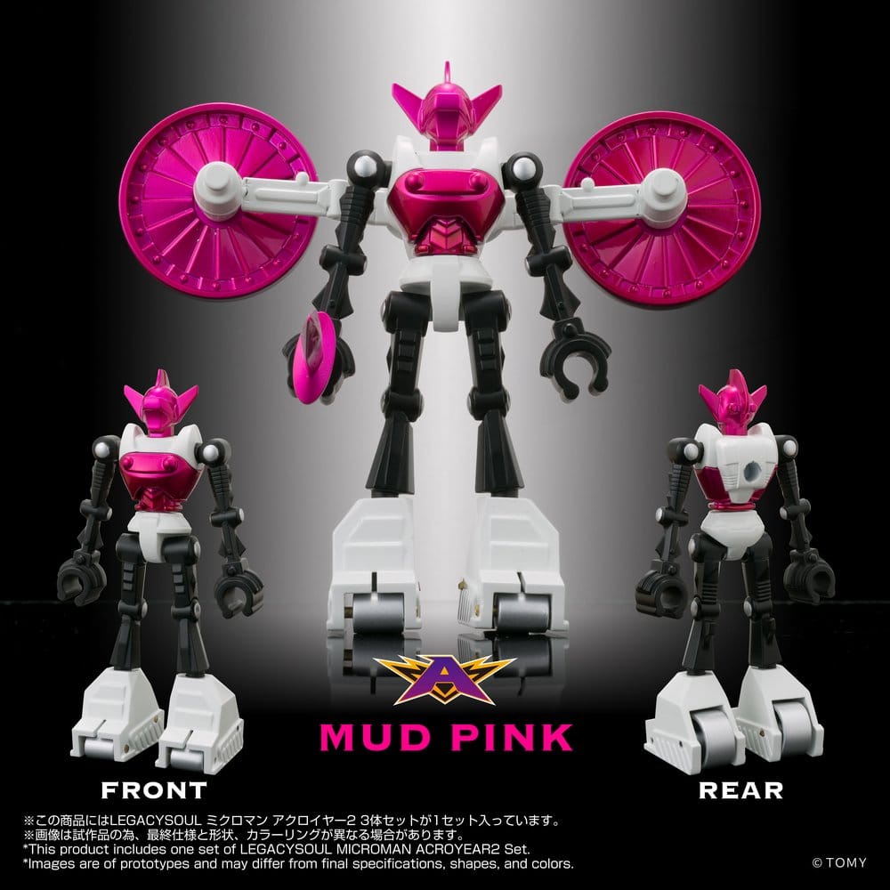 Microman Legacysoul Actionfigur 3-Pack Acroyear 2