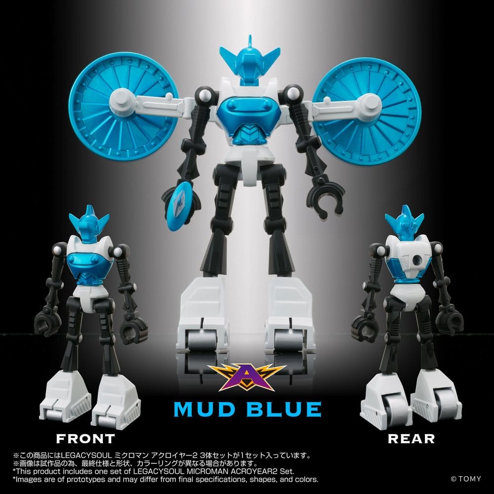 Microman Legacysoul Actionfigur 3-Pack Acroyear 2