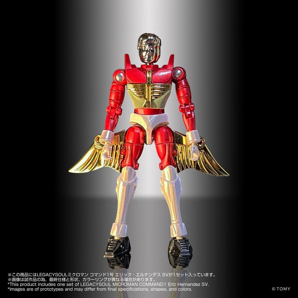 Microman Legacysoul Action Figur Command 1 Eric Hernandez SV