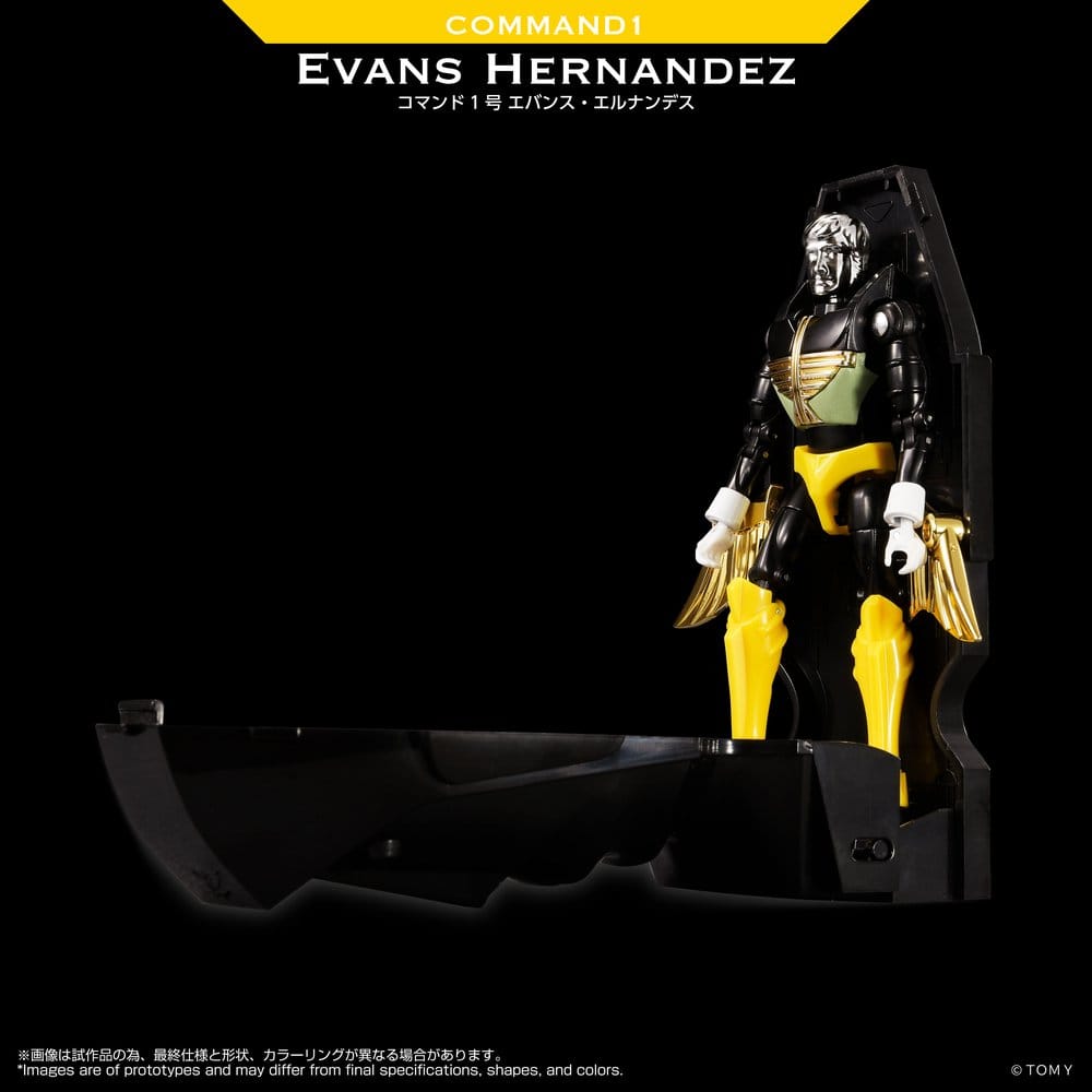 Microman Legacy Soul Action Figure Command 1 Evans Hernandez