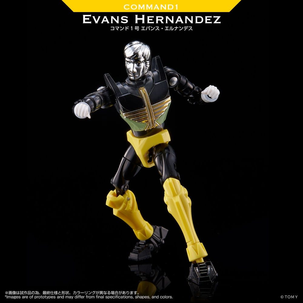 Microman Legacy Soul Action Figure Command 1 Evans Hernandez