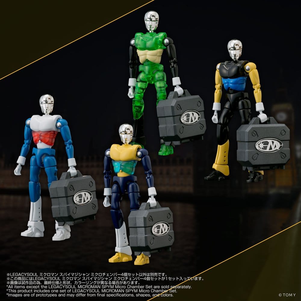 Microman Legacysoul Action Figure Parts SPYM Micro Chamber Set