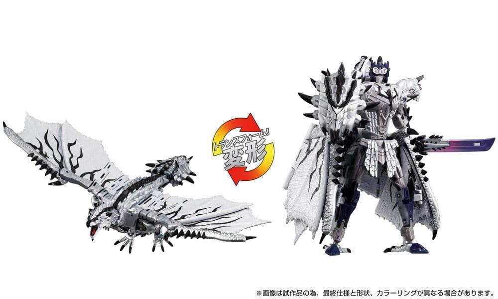 Transformers Team-Up Series Action Figur Monster Hunter Silver Rathalos Prime 13 cm Takara Tomy