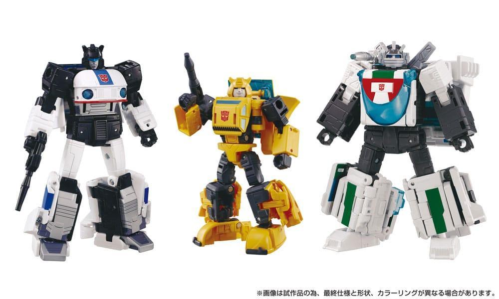 Transformers Dramatic Capture Series Action Figur 3-Pack Cybertron Chase Takara Tomy