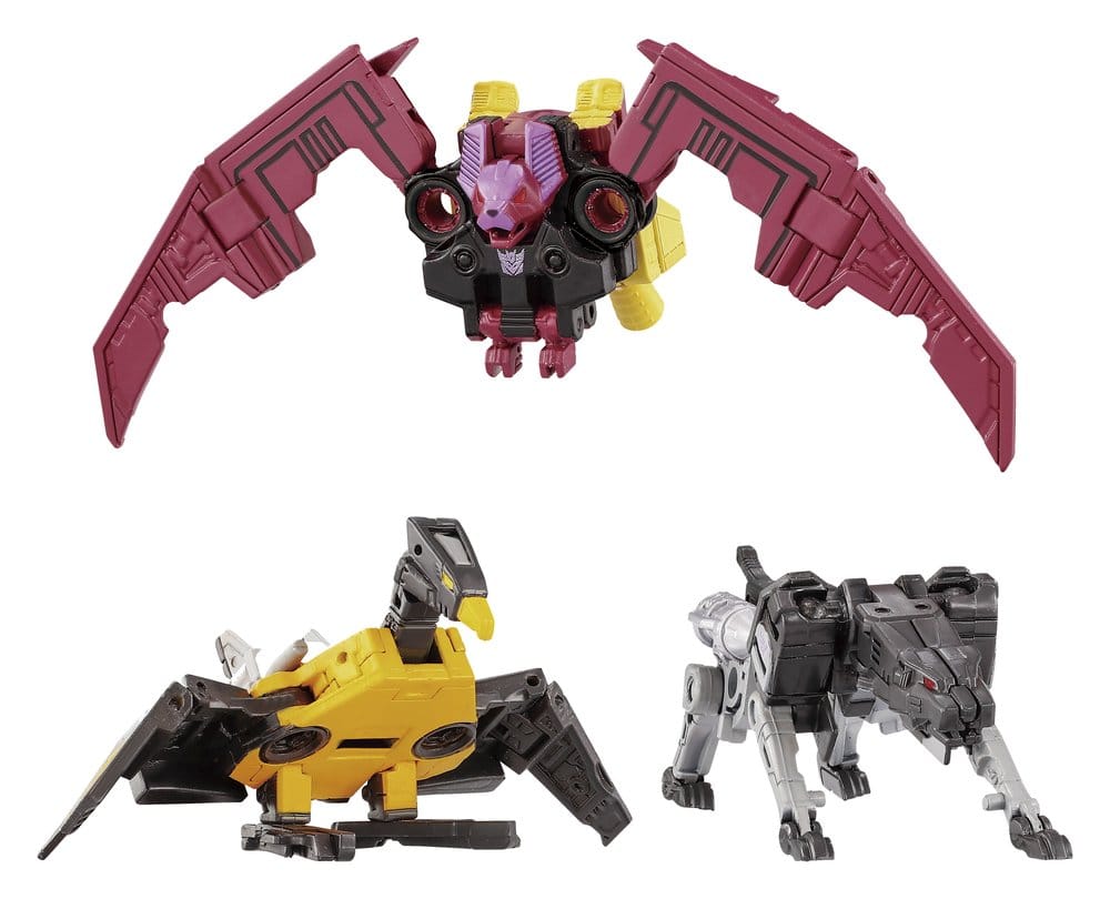 Transformers MPG Actionfigur 3-Pack MPG-22 Jaguar & Buzzsaw & Ratbat