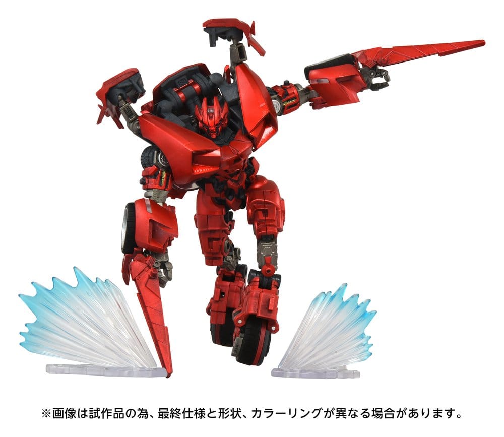 Transformers: Revenge of the Fallen Masterpiece Movie Next Action Figur MPMN-02 Sideswipe G1 Röd 15 cm