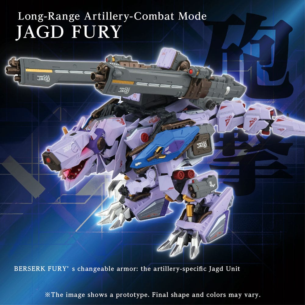 Zoids Modellkit Tillbehörsset AM-Z01CP Berserk Fury Sturm & Jagd Enhet Takara Tomy