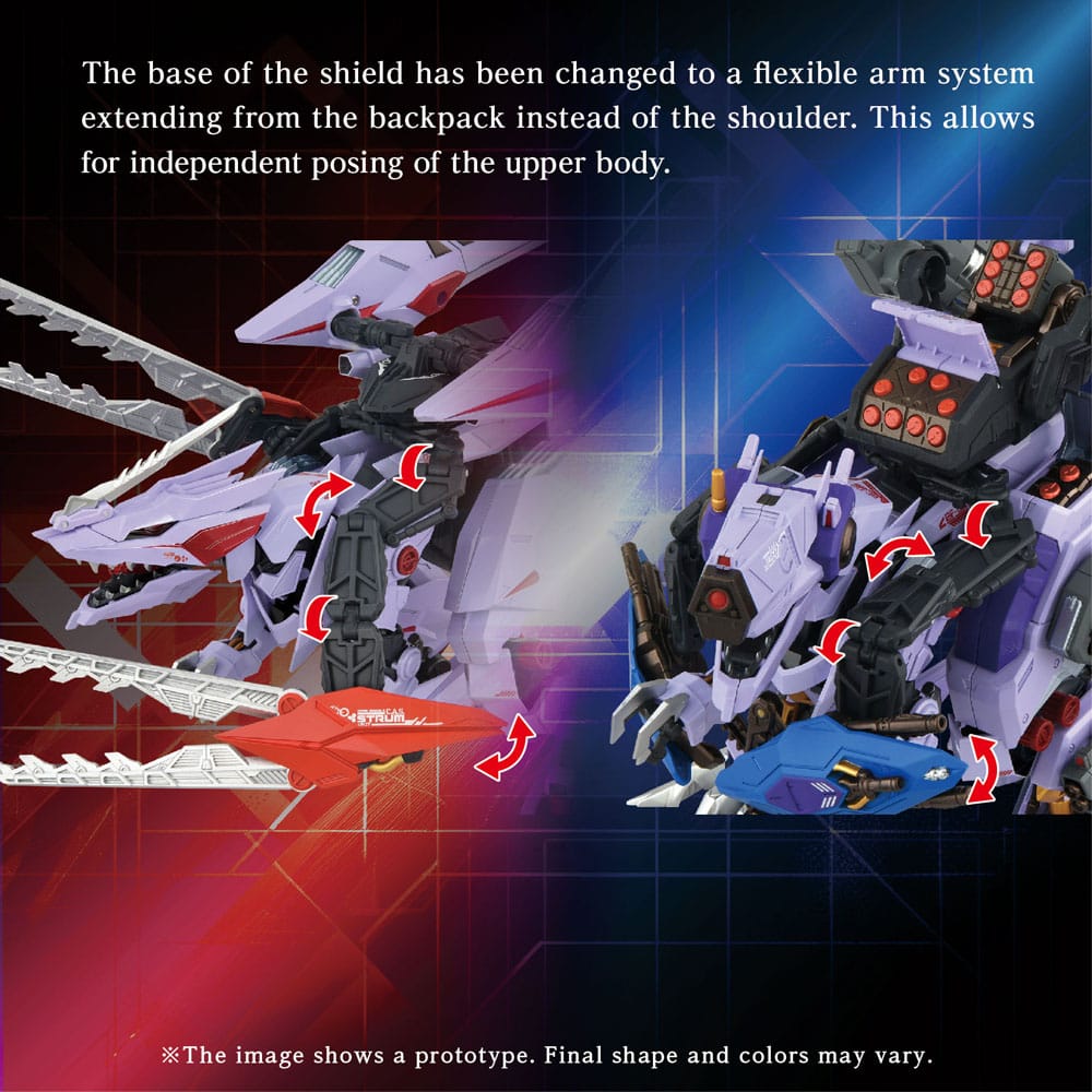 Zoids Modellkit Tillbehörsset AM-Z01CP Berserk Fury Sturm & Jagd Enhet Takara Tomy