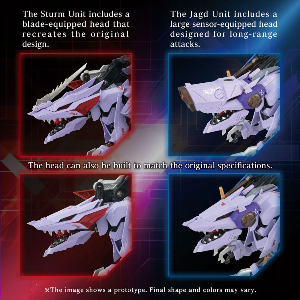 Zoids Modellkit Tillbehörsset AM-Z01CP Berserk Fury Sturm & Jagd Enhet Takara Tomy