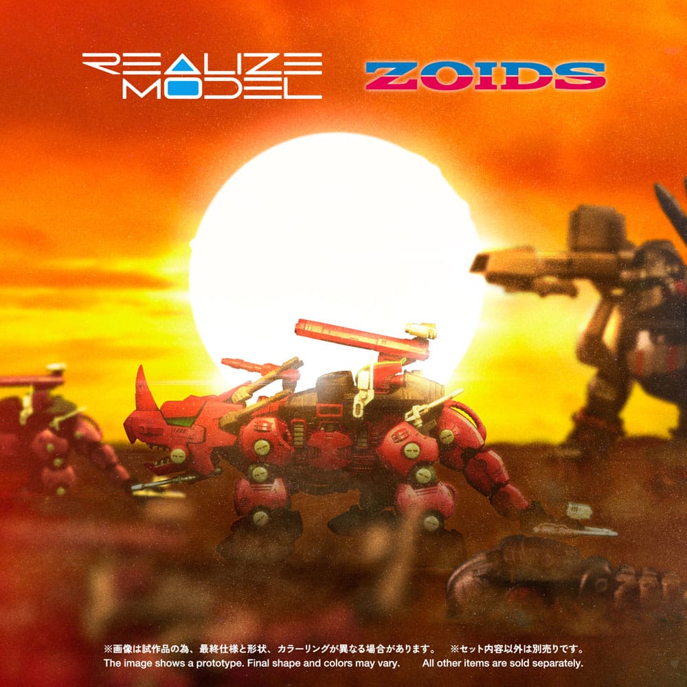 Zoids Plastikkit 1/100 RMZ-014 Red Horn Styracosaurus - 22 cm Takara Tomy
